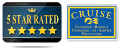 5 Star Rated Cruise Logo